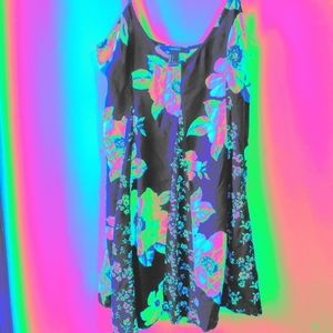 Small Forever 21 Black Floral Dress